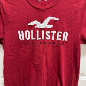Hollister Red Short Sleeve Tee